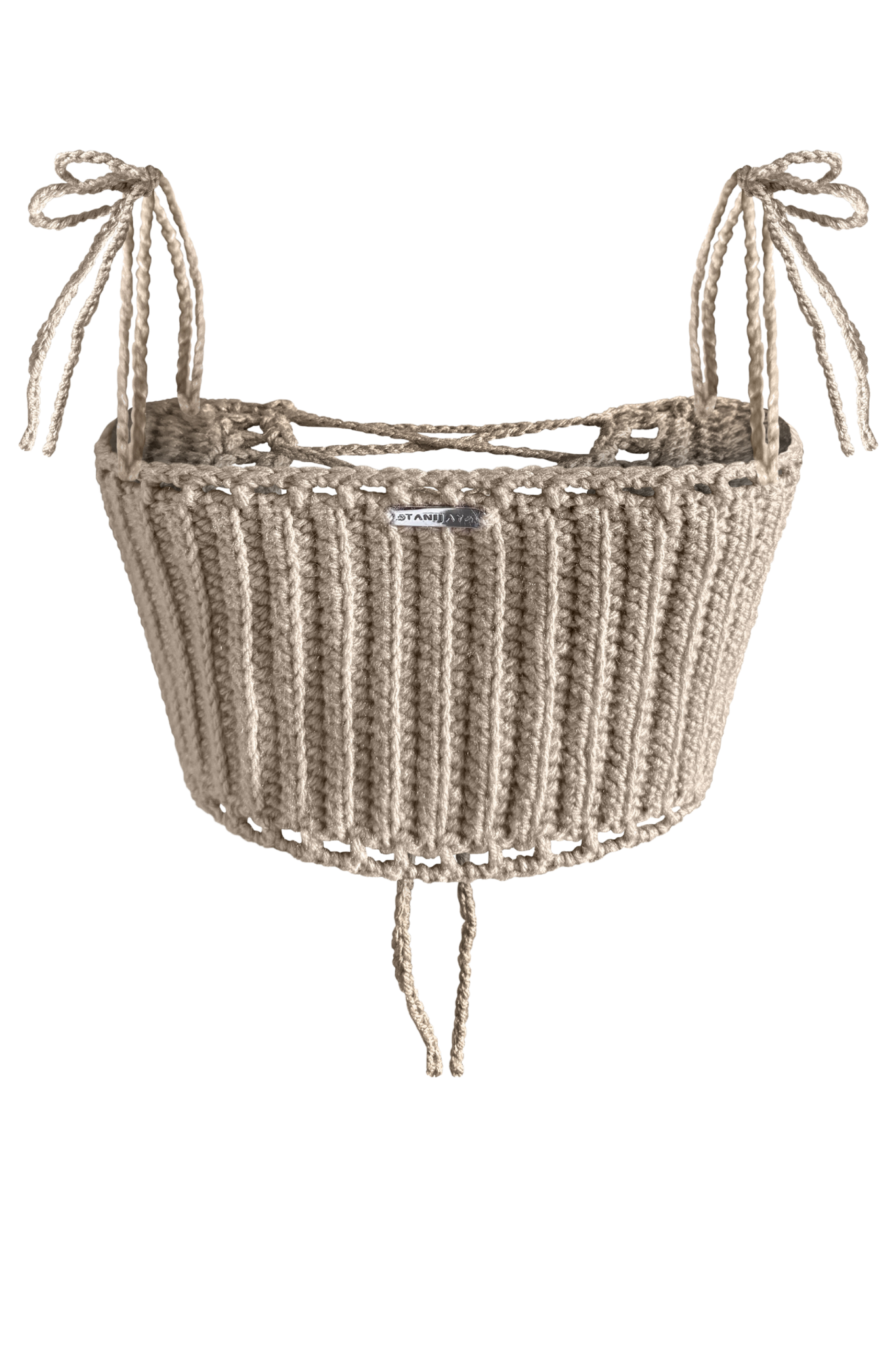 TANIJAY CROCHET Demeter Crochet Tube Top with Optional Straps