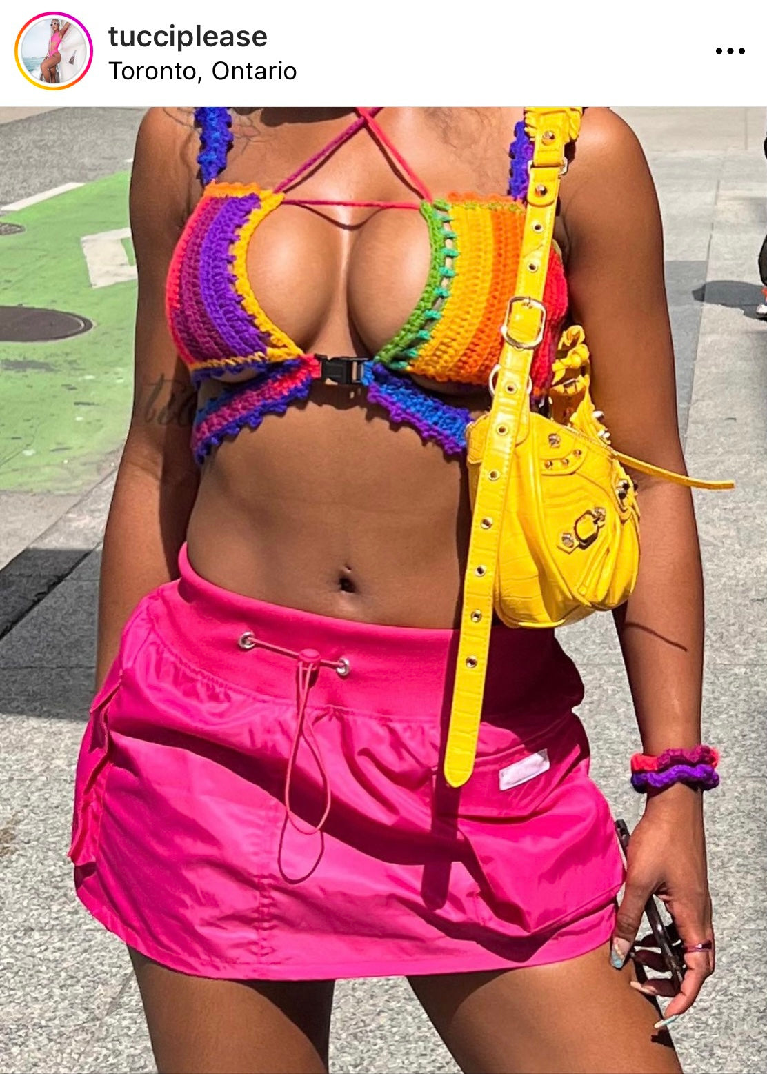 TANIJAY CROCHET TOP Astraea Crochet Crop Top