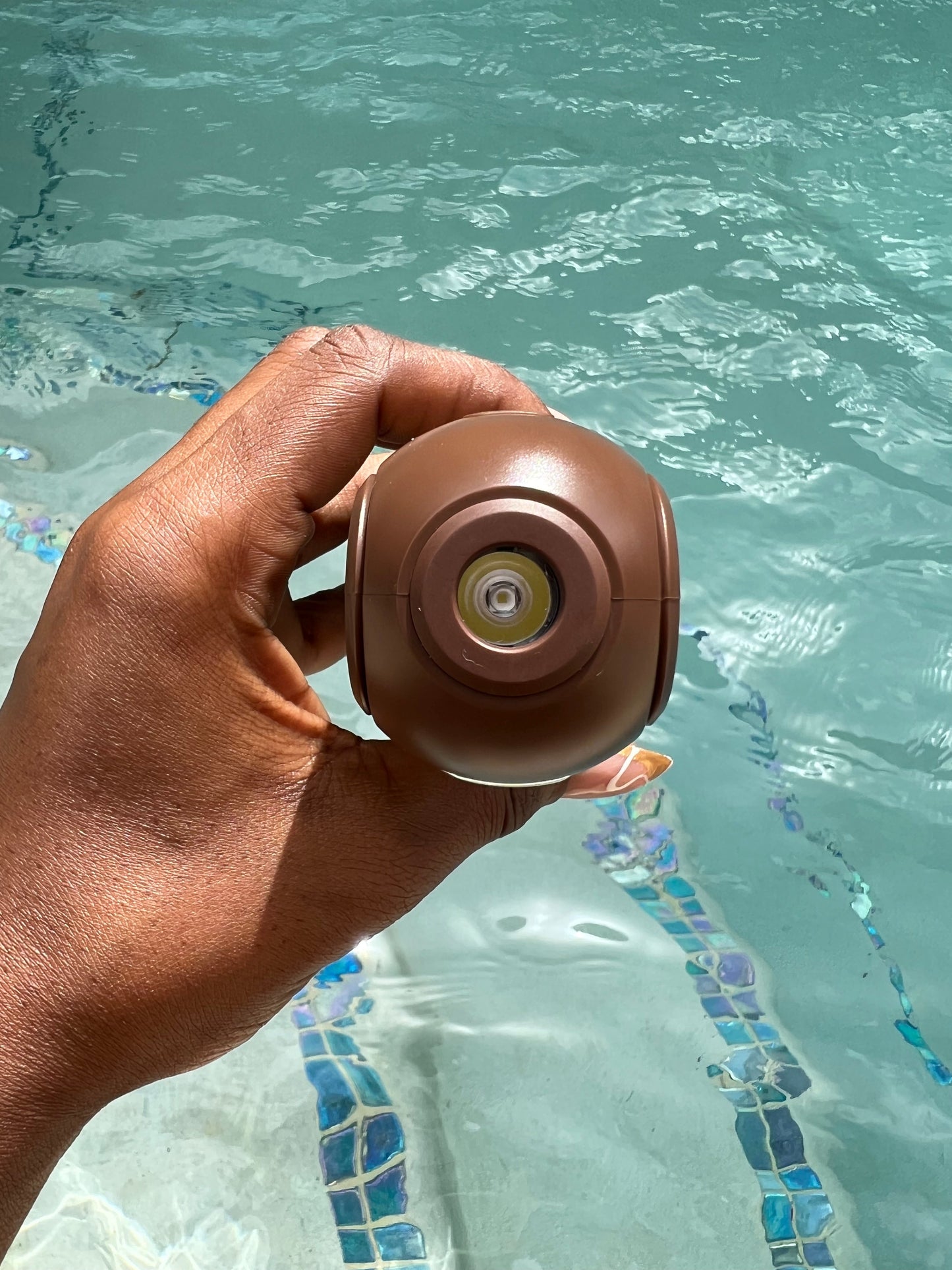 TANIJAY CROCHET Brown Digital 3-in-1 Portable Fan