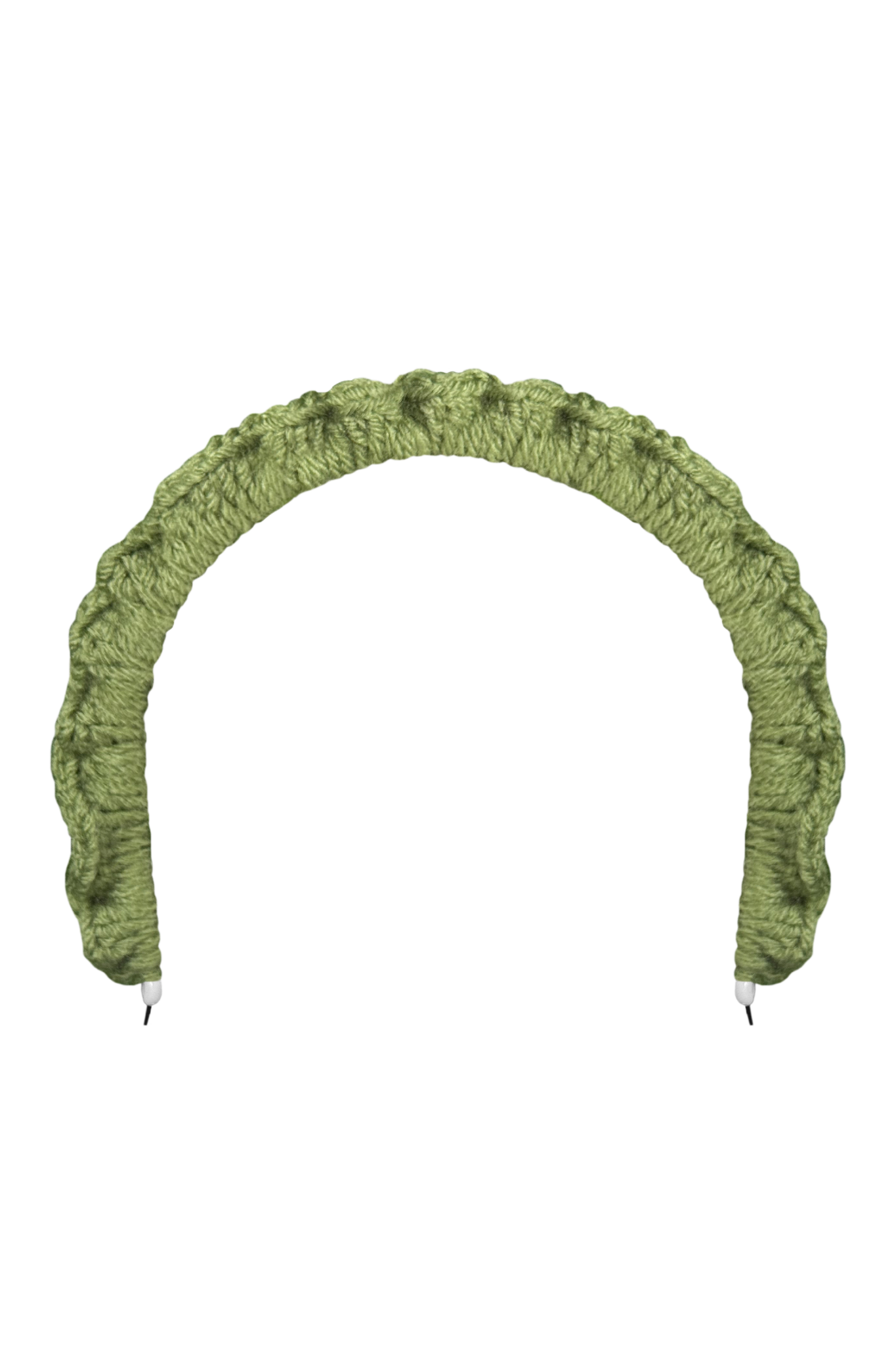 TANIJAY CROCHET headband Classic Ruffle Headband – Tea Leaf