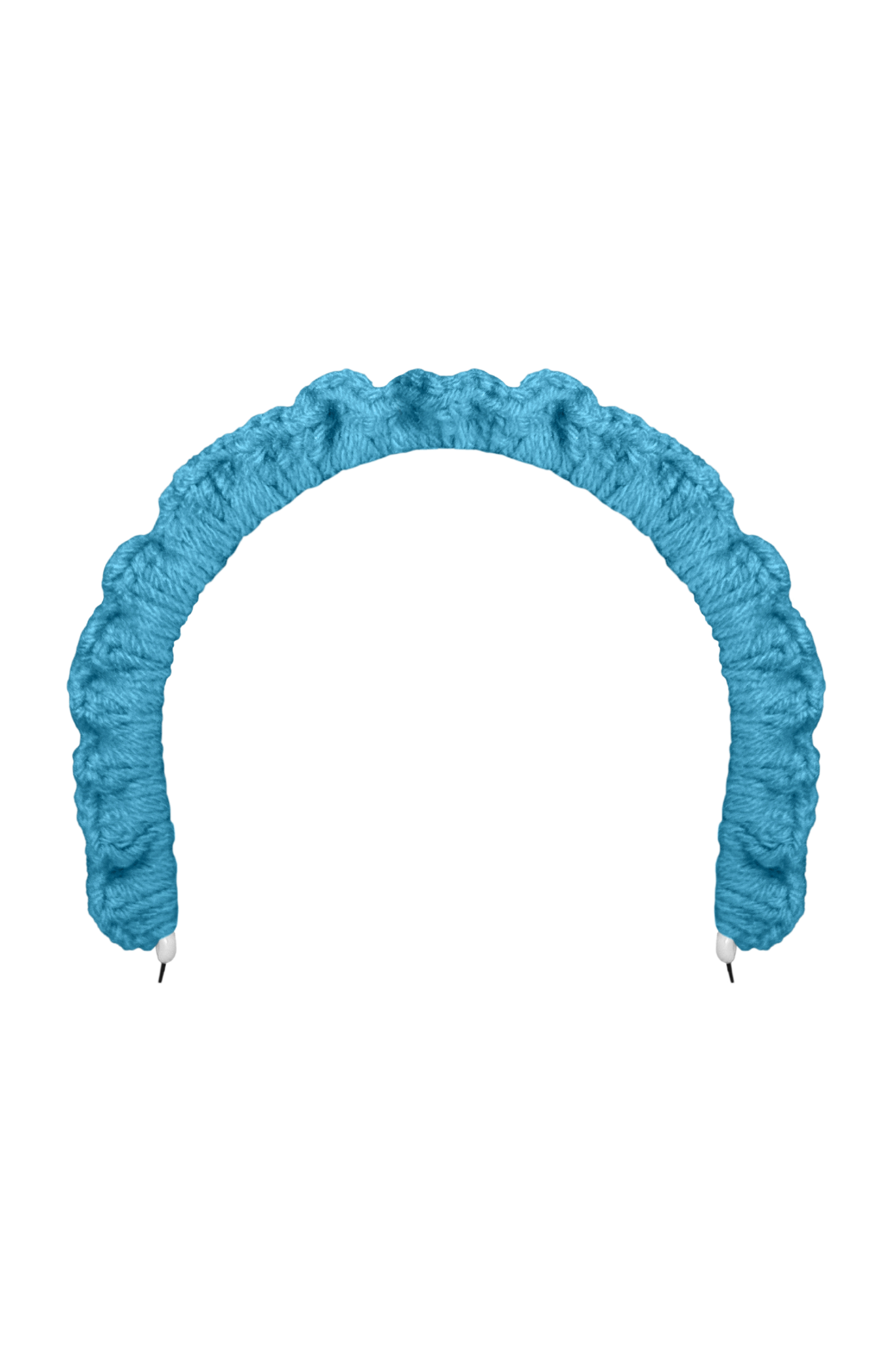 TANIJAY CROCHET headband Classic Ruffle Headband – Turqua