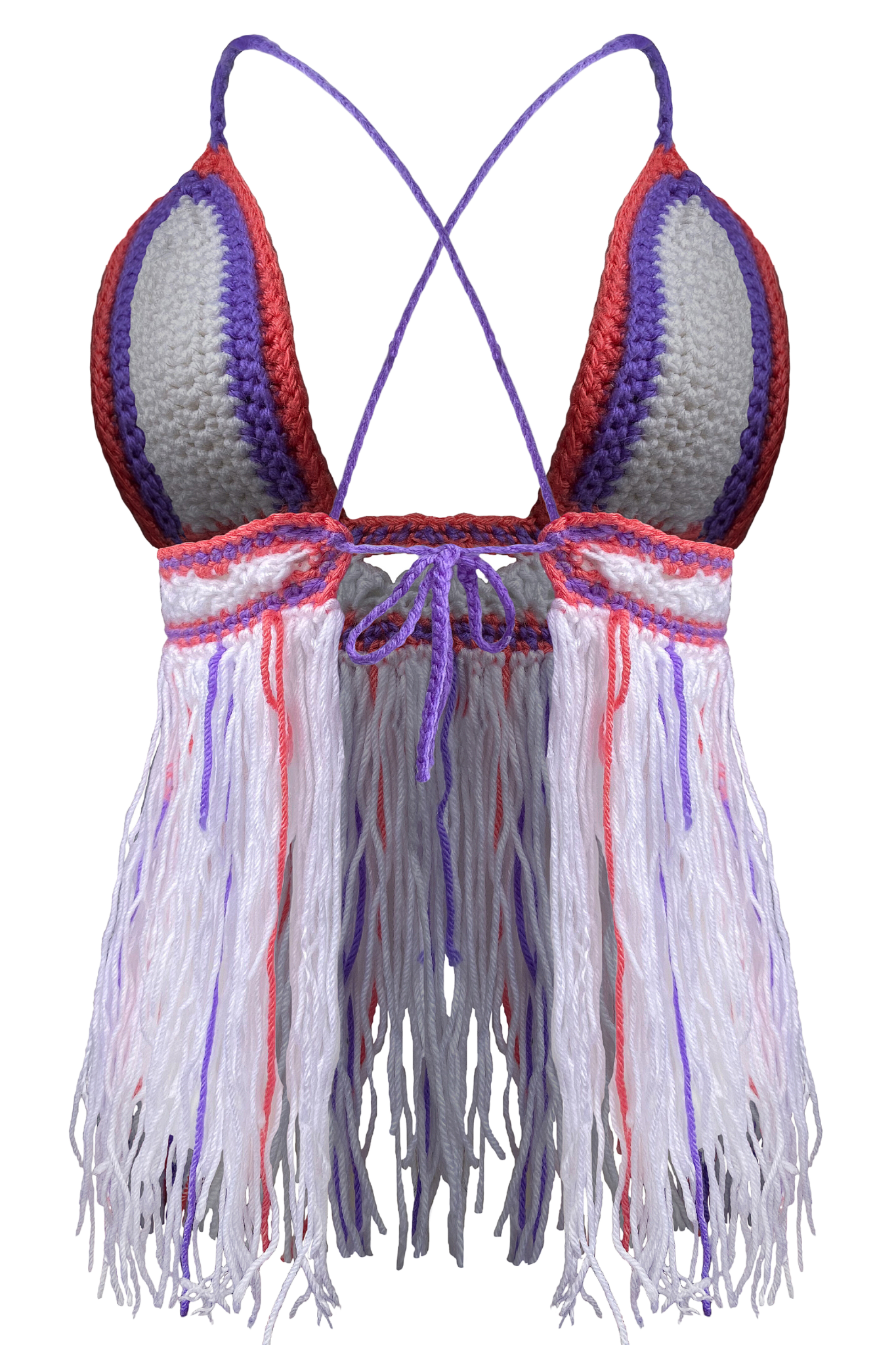 TANIJAY CROCHET TOP Cybele Fringe Crochet Top