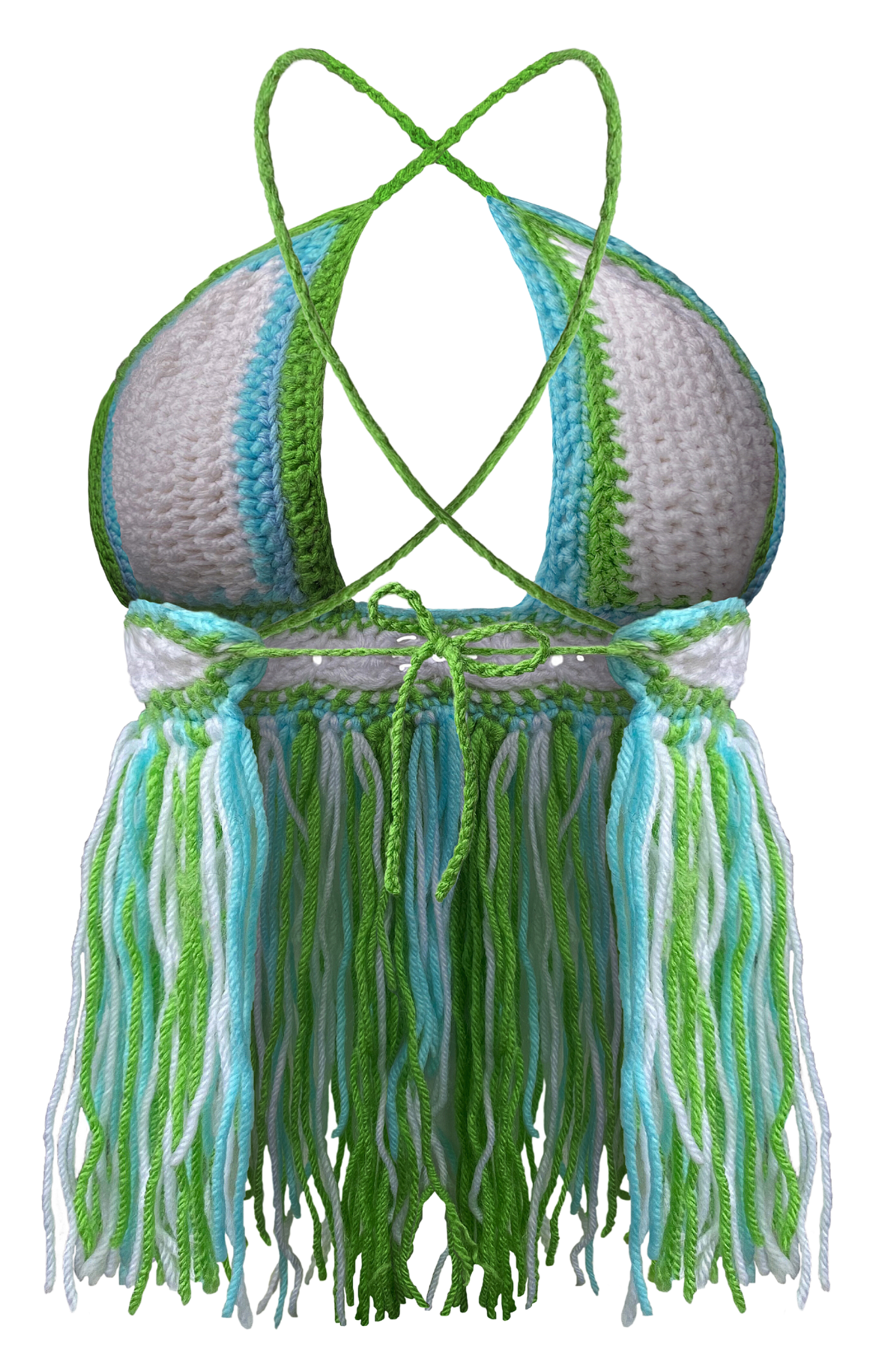 TANIJAY CROCHET TOP Cybele Fringe Crochet Top