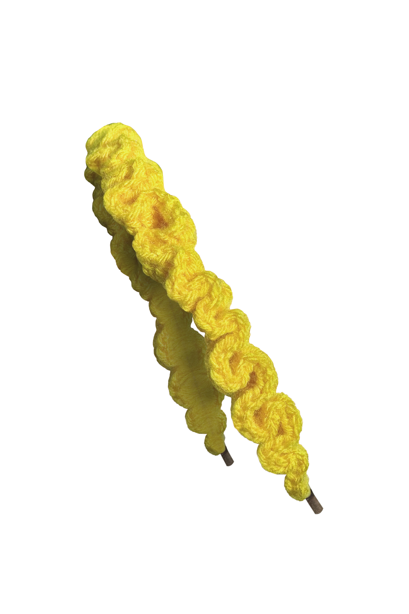 TANIJAY CROCHET headband Full Ruffle Headband – Bright Yellow