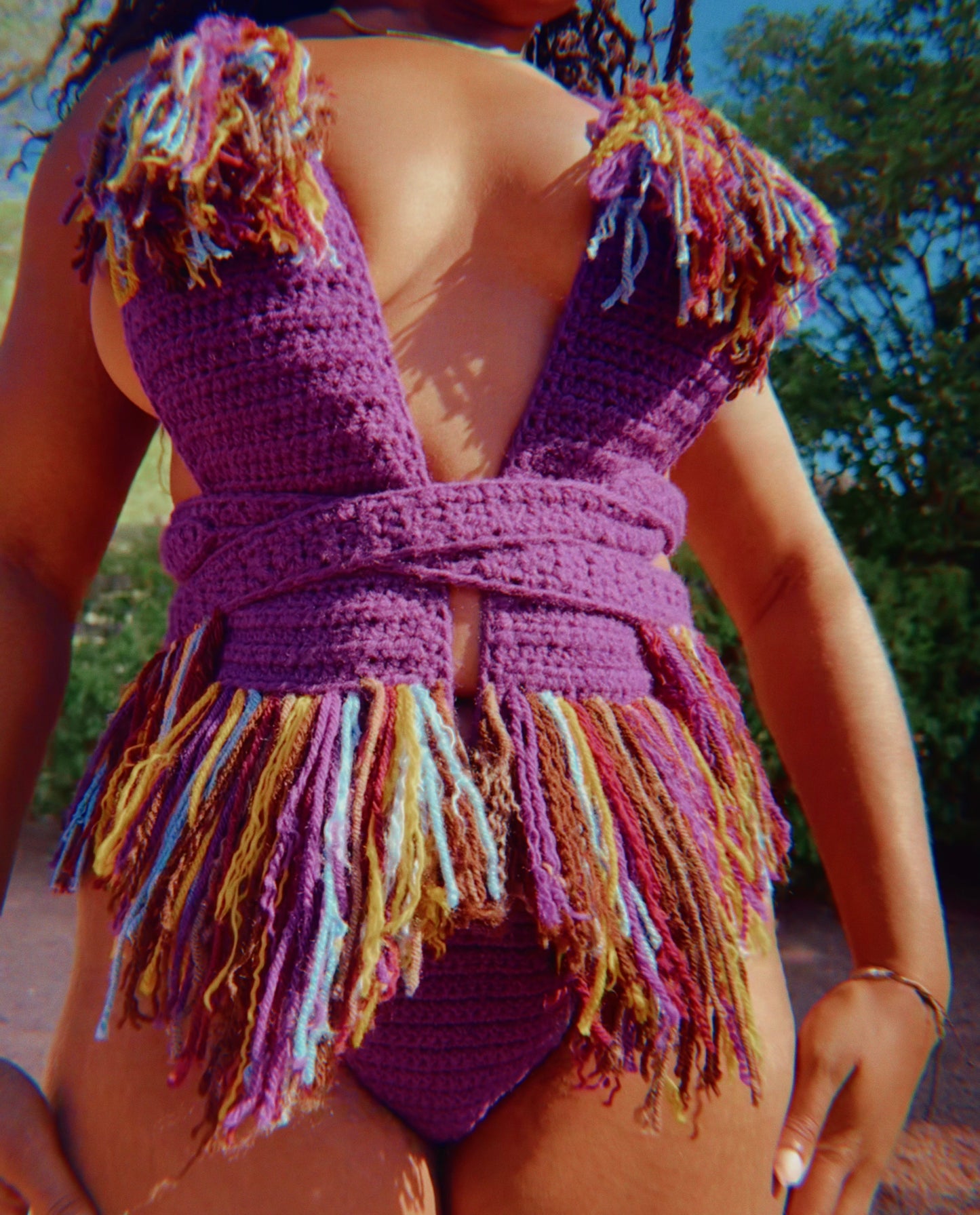 TANIJAY CROCHET ONE PIECE Halo Crochet Monokini: Juxt Edition