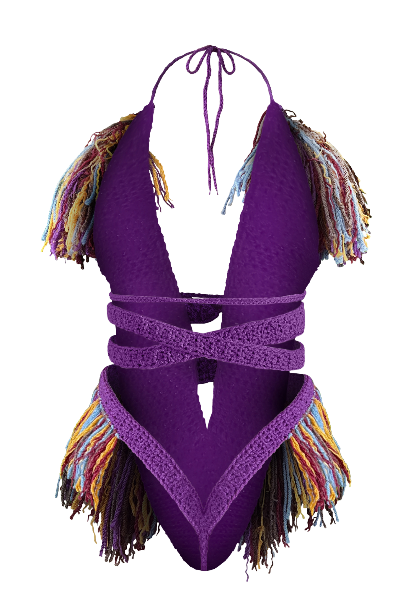 TANIJAY CROCHET ONE PIECE Halo Crochet Monokini: Juxt Edition