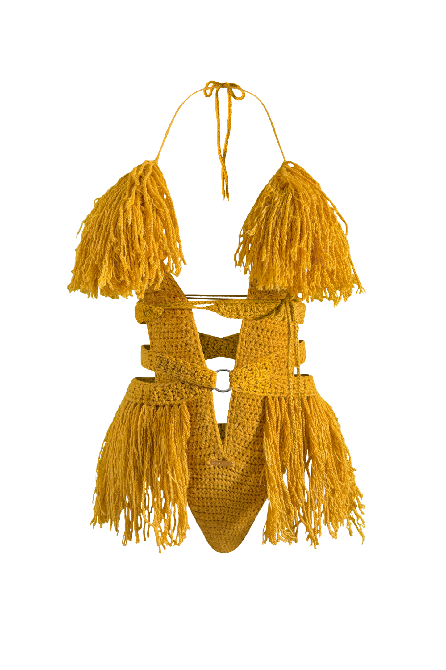 TANIJAY CROCHET ONE PIECE Hanet Crochet One Piece : Brazilian High Cut Coverage