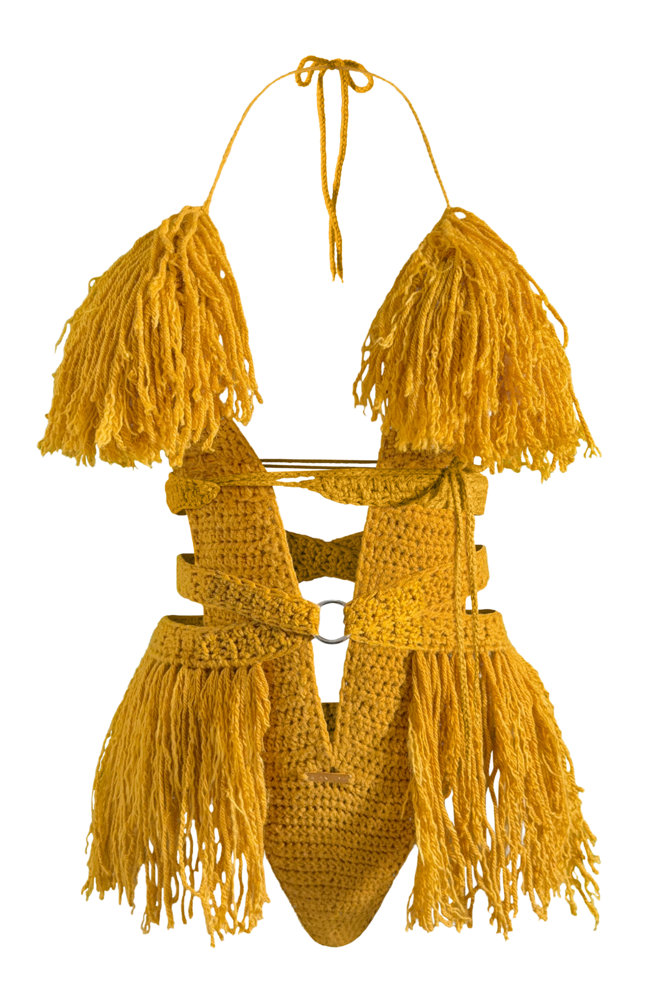 TANIJAY CROCHET ONE PIECE Hanet Crochet One Piece : Brazilian High Cut Coverage