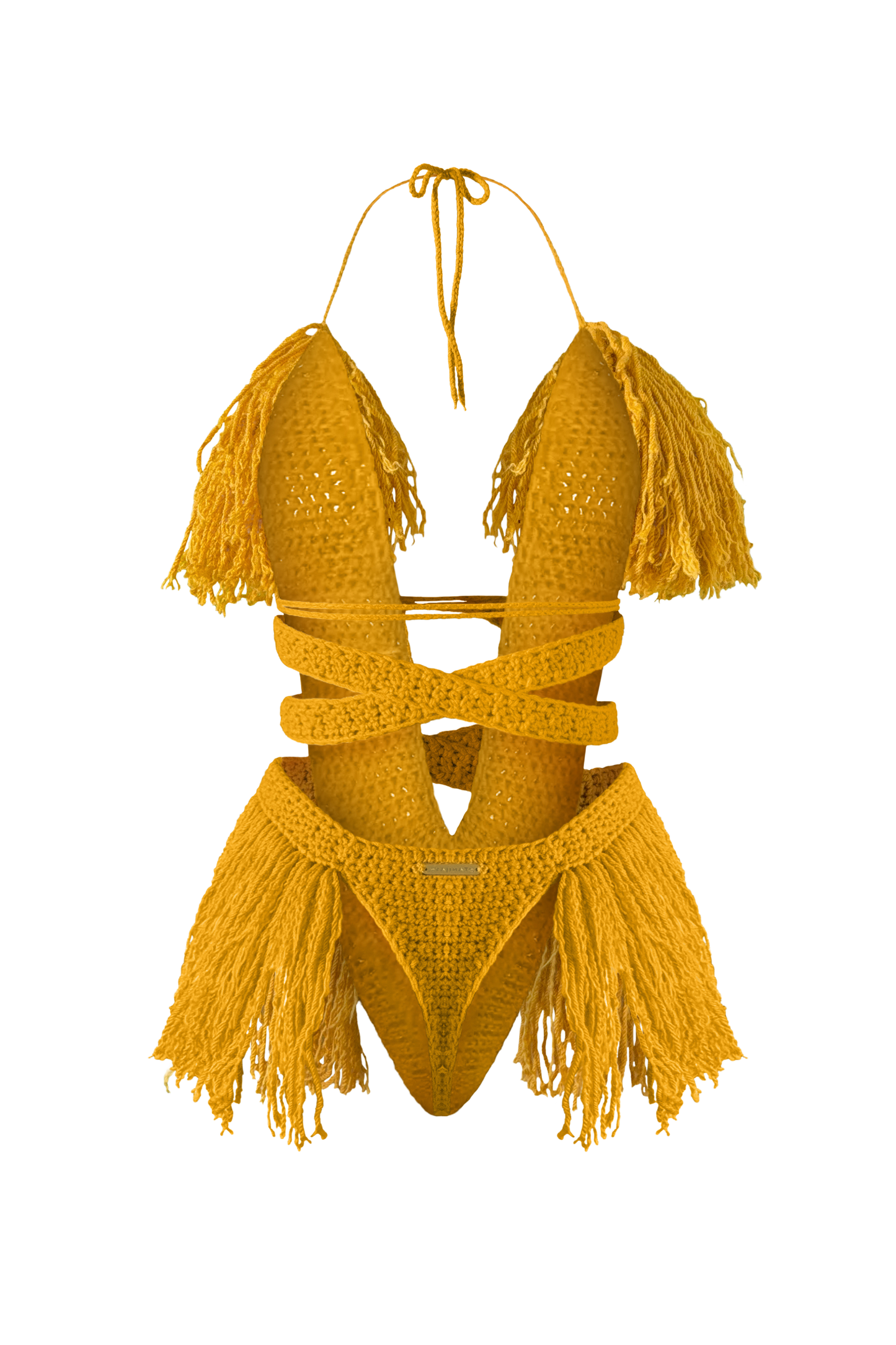 TANIJAY CROCHET ONE PIECE Hanet Crochet One Piece : Brazilian High Cut Coverage