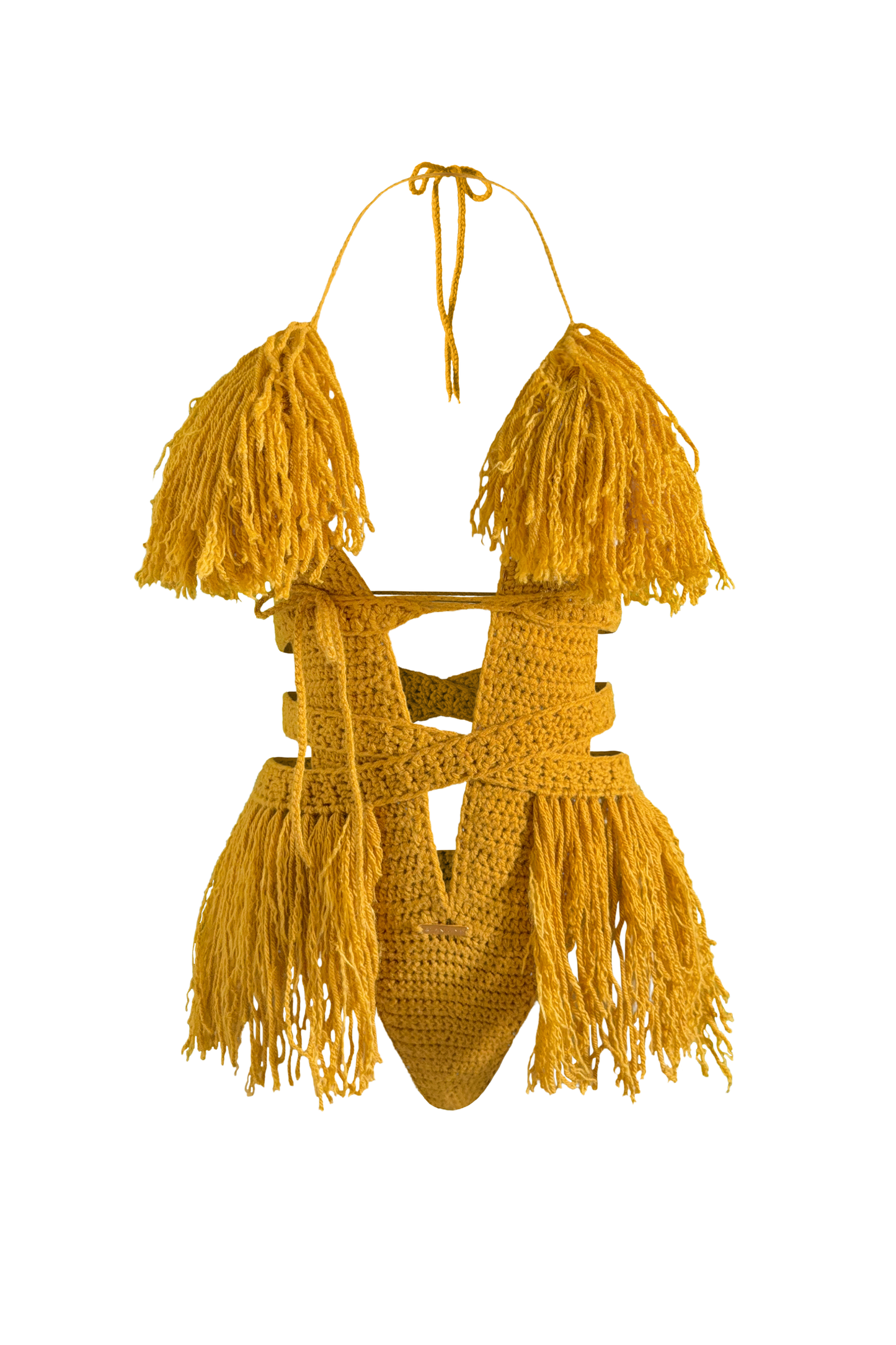 TANIJAY CROCHET ONE PIECE Hanet Crochet One Piece : Brazilian High Cut Coverage