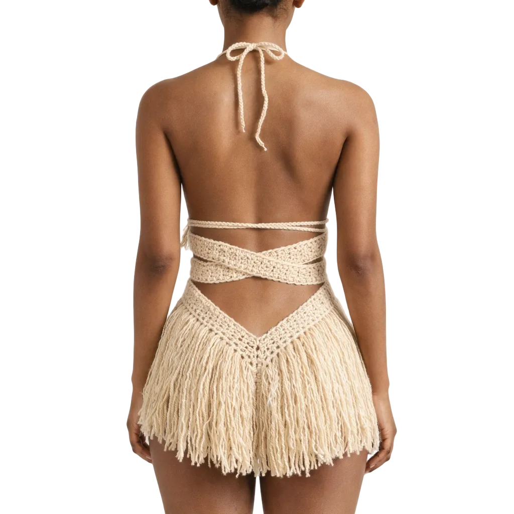 TANIJAY CROCHET READY TO SHIP Hebe Crochet One Piece Buff Small – Ready to Ship (48 Hours)