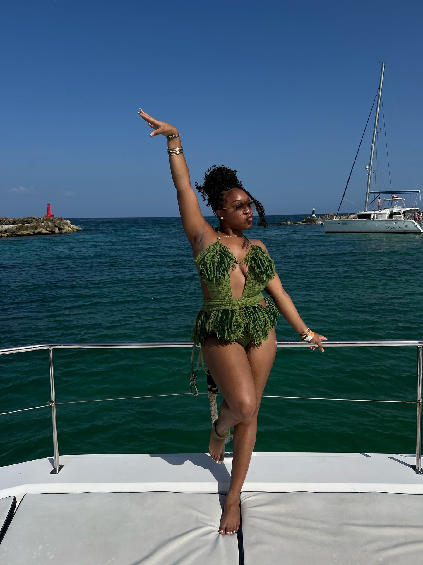 TANIJAY CROCHET ONE PIECE Hebe Crochet One Piece: Diya Remix