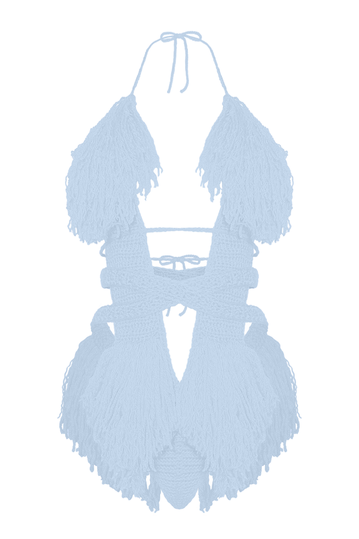 Hebe crochet one piece by TaniJay Crochet.