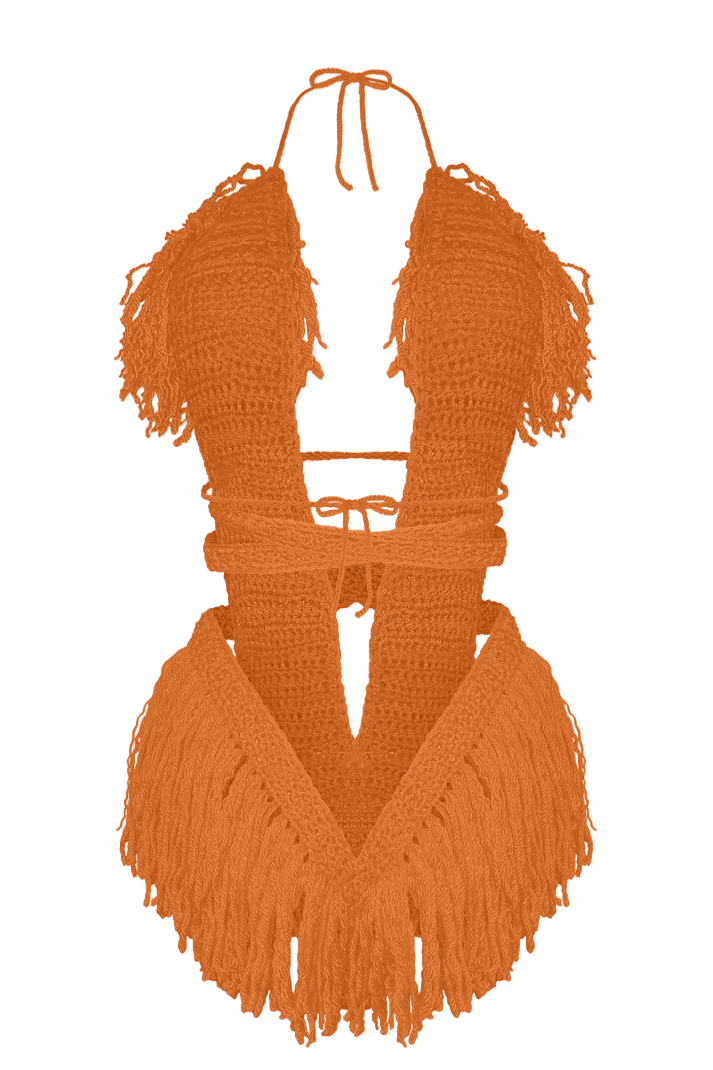TANIJAY CROCHET ONE PIECE Hebe Crochet One Piece - XLarge