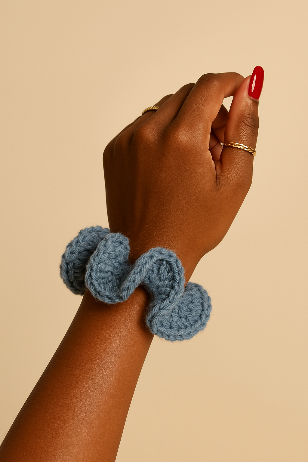 TANIJAY CROCHET earrings Selene Crochet Ruffle Bracelet
