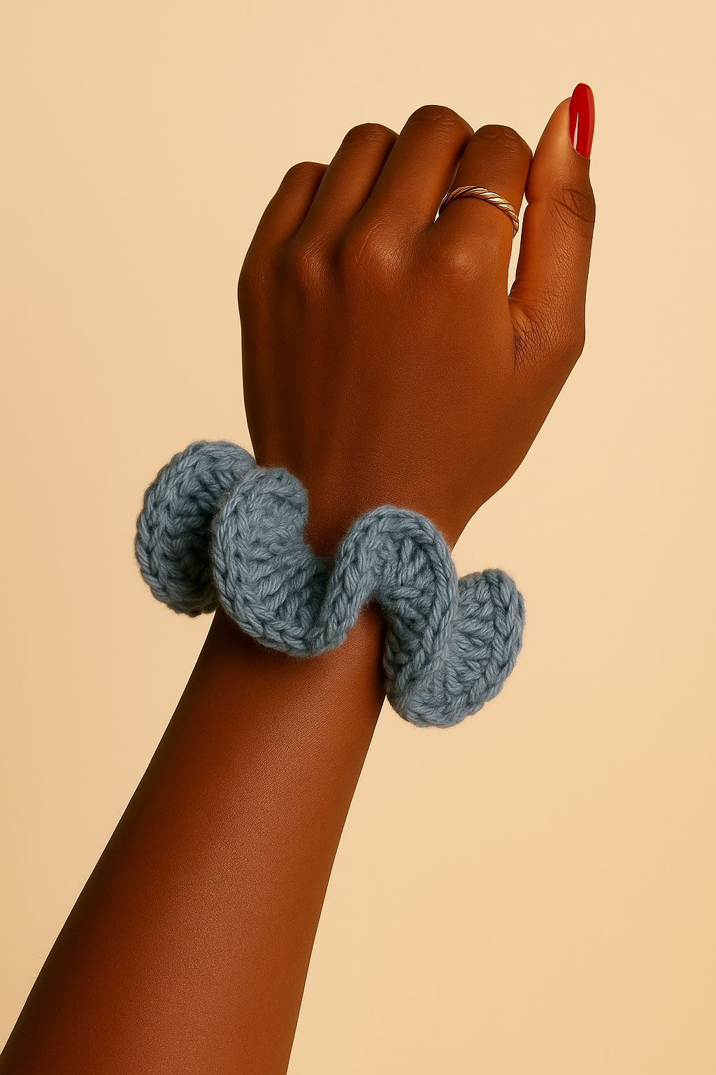 TANIJAY CROCHET earrings Selene Crochet Ruffle Bracelet