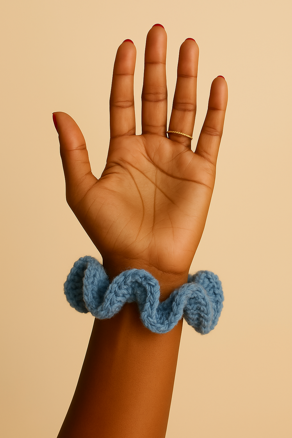 TANIJAY CROCHET earrings Selene Crochet Ruffle Bracelet