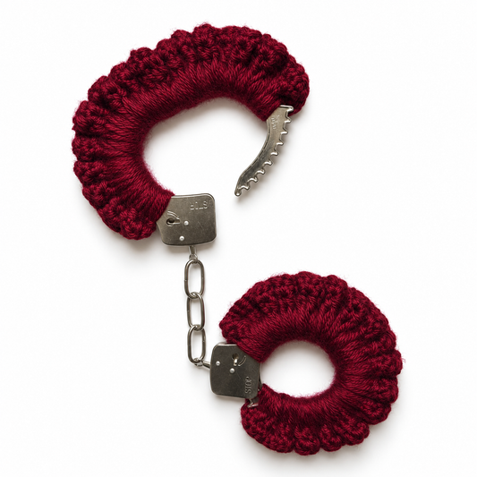 TANIJAY CROCHET handcuff Silky Crochet Handcuffs