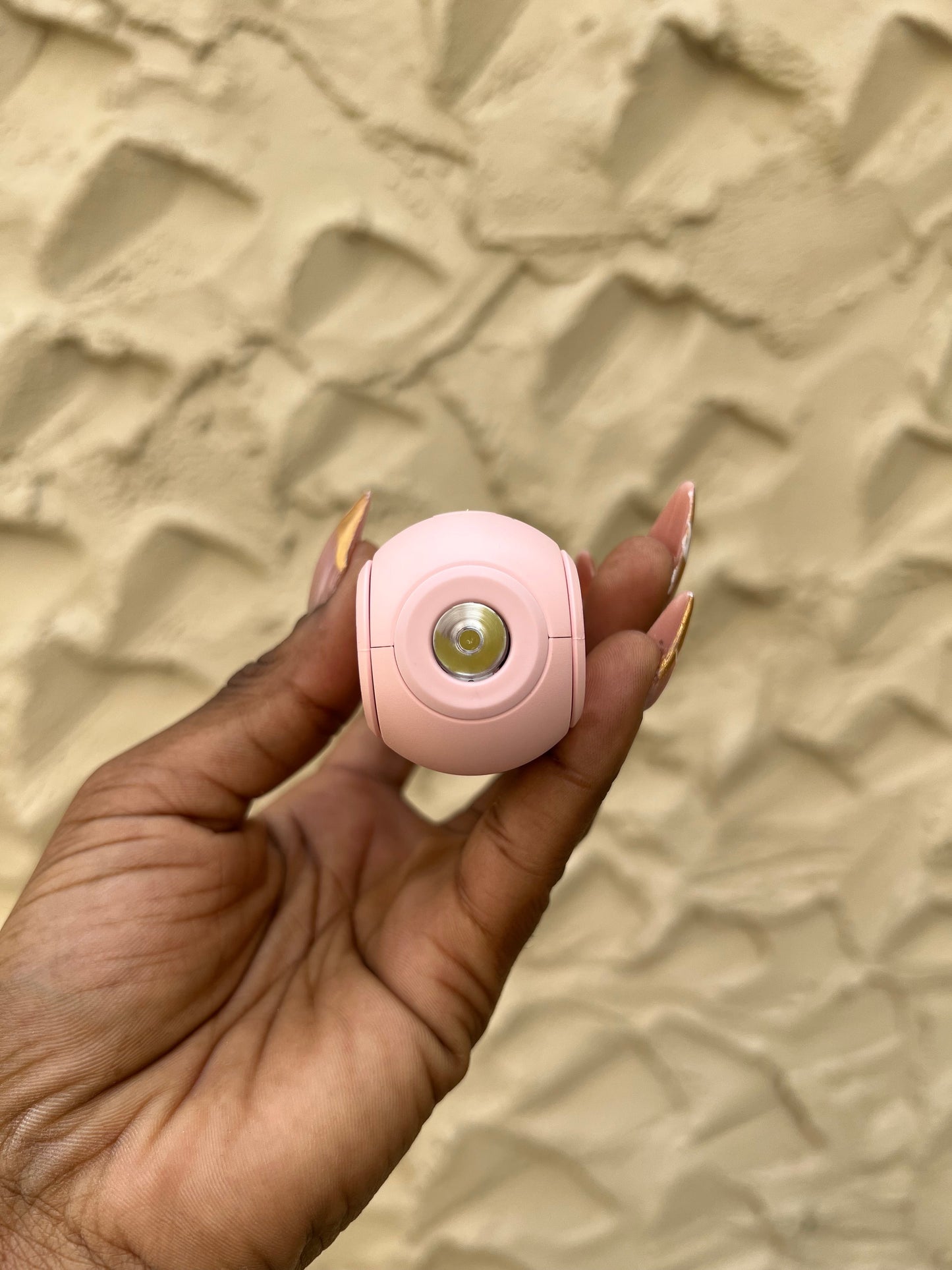 TANIJAY CROCHET Small Pink 3-in-1 Portable Fan