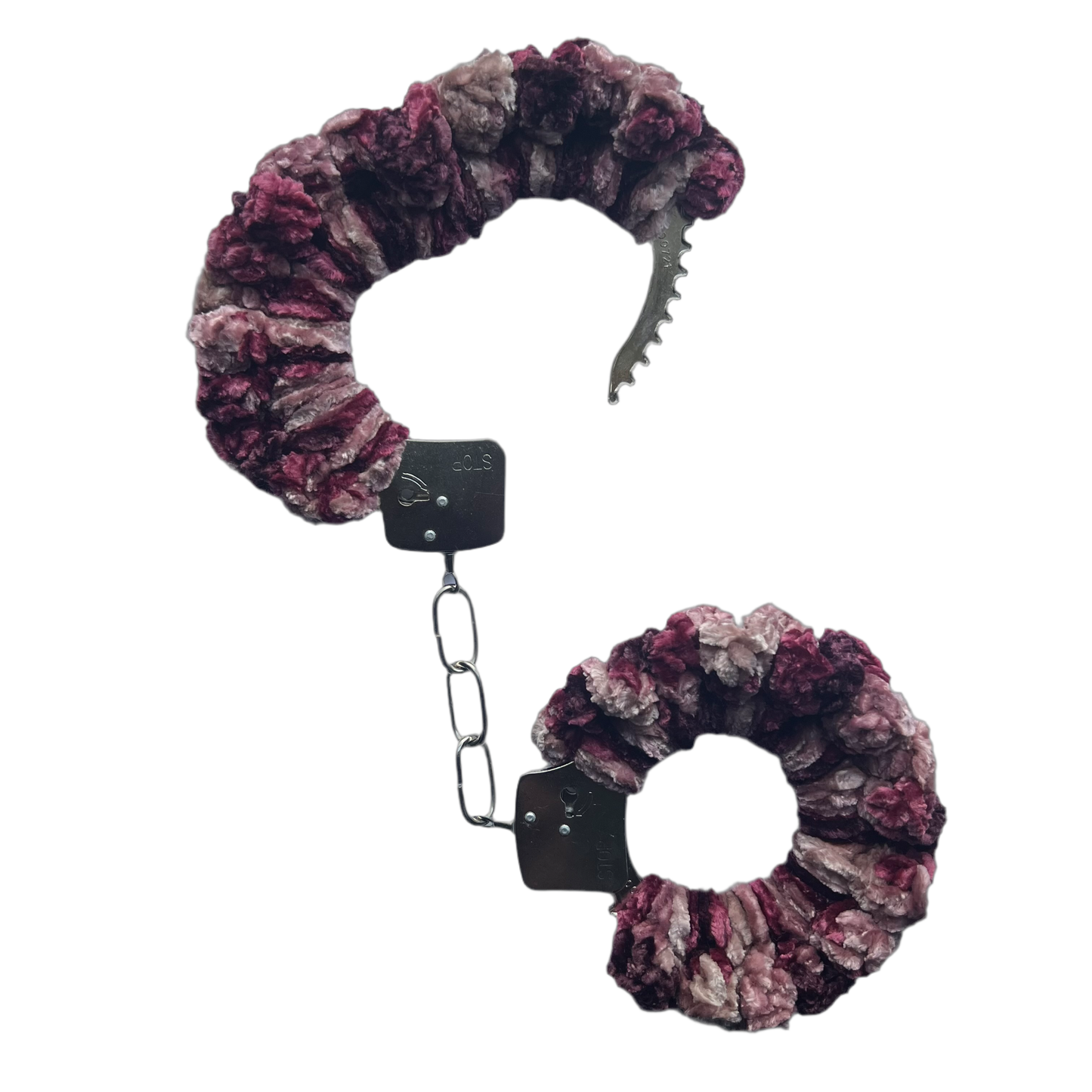 TANIJAY CROCHET handcuff Soft Velvet Crochet Cuffs