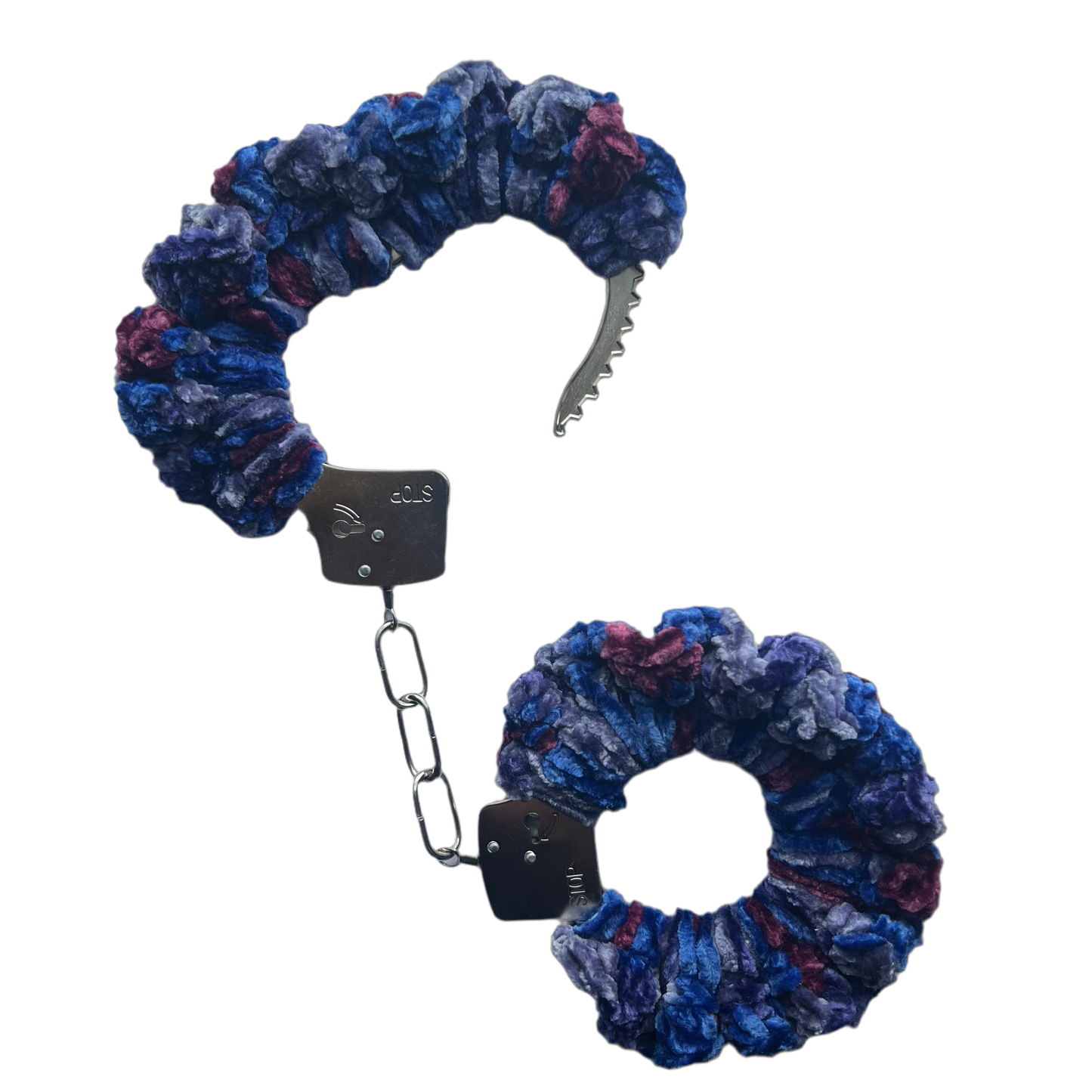 TANIJAY CROCHET handcuff Soft Velvet Crochet Handcuffs