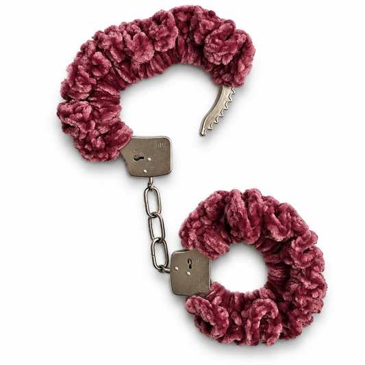 TANIJAY CROCHET handcuff Soft Velvet Crochet Handcuffs