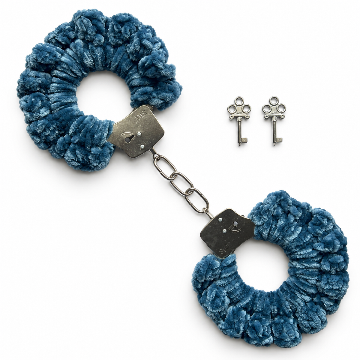 TANIJAY CROCHET handcuff Soft Velvet Crochet Handcuffs