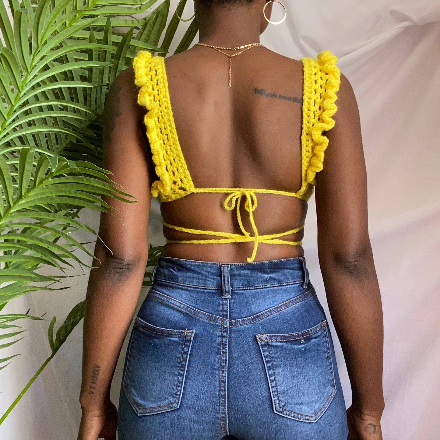 TANIJAY CROCHET Rose Crochet Top