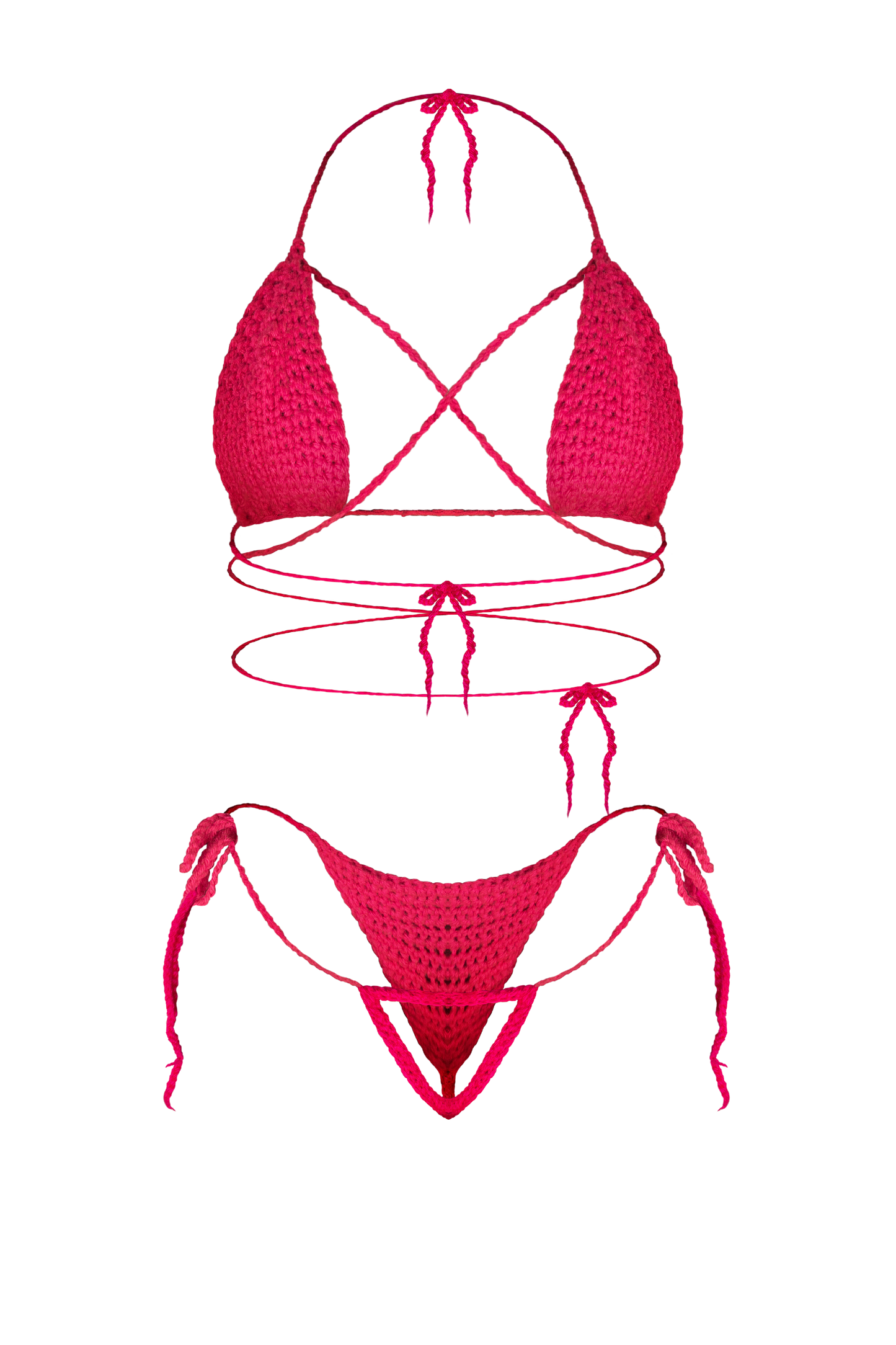 TANIJAY CROCHET BIKINI SET Thalia Crochet Bikini Set