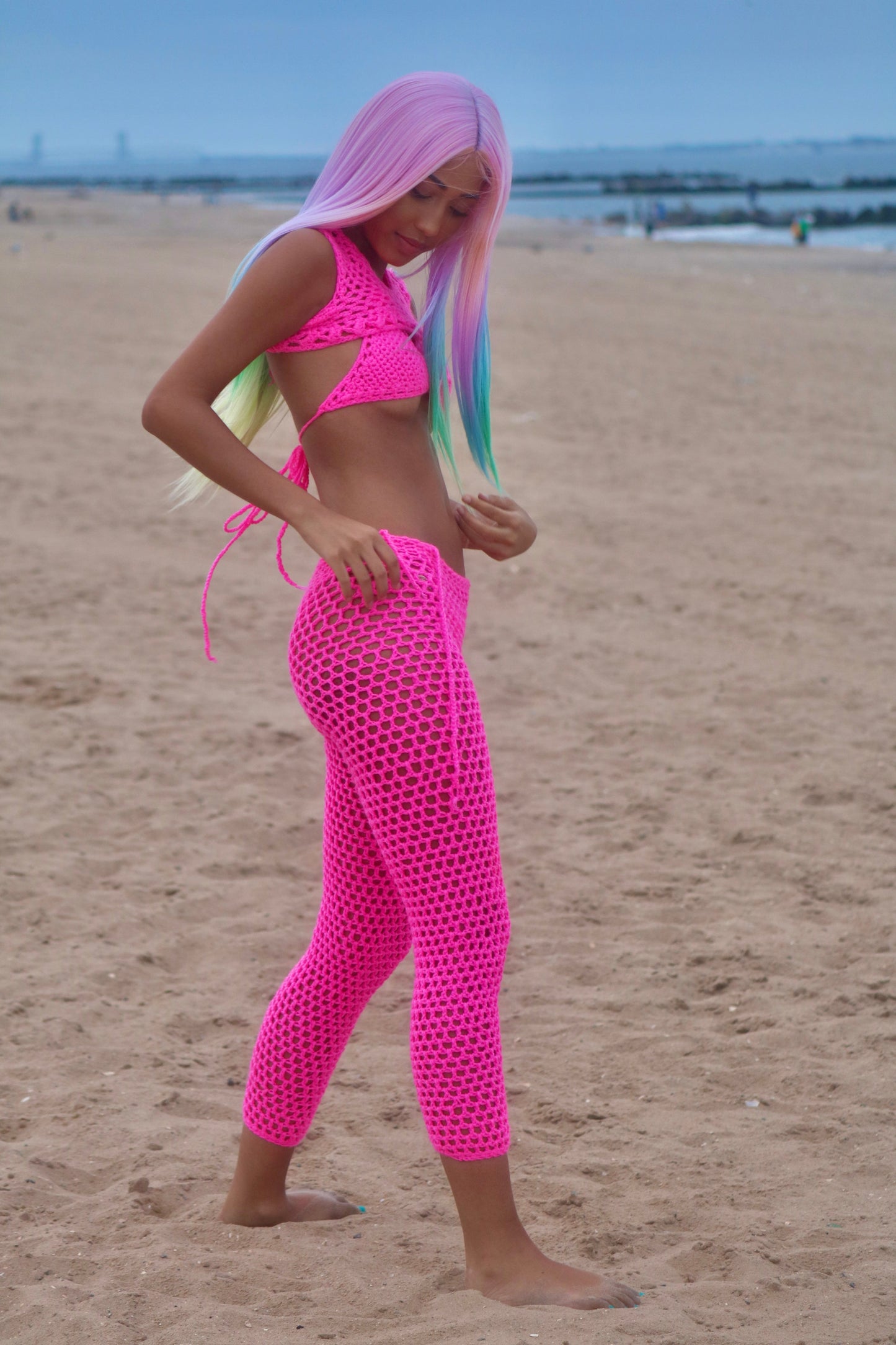TANIJAYLAUNCH Mesh 2pc Crochet Set