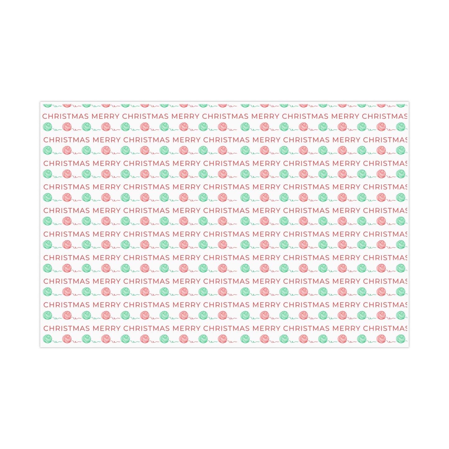 "Winter White 3.0" Crochet-Inspired Gift Wrap – 30"X 20" Sheet