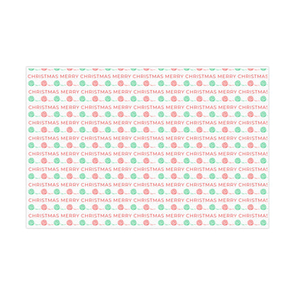 "Winter White 3.0" Crochet-Inspired Gift Wrap – 30"X 20" Sheet