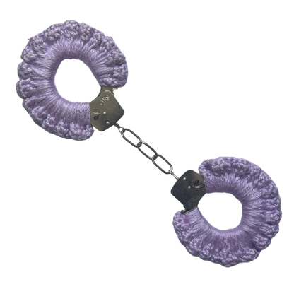 Silky Crochet Handcuffs