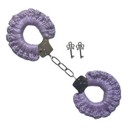 Silky Crochet Handcuffs