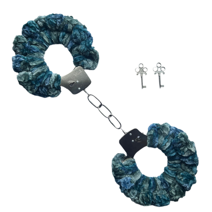 Soft Velvet Crochet Handcuffs