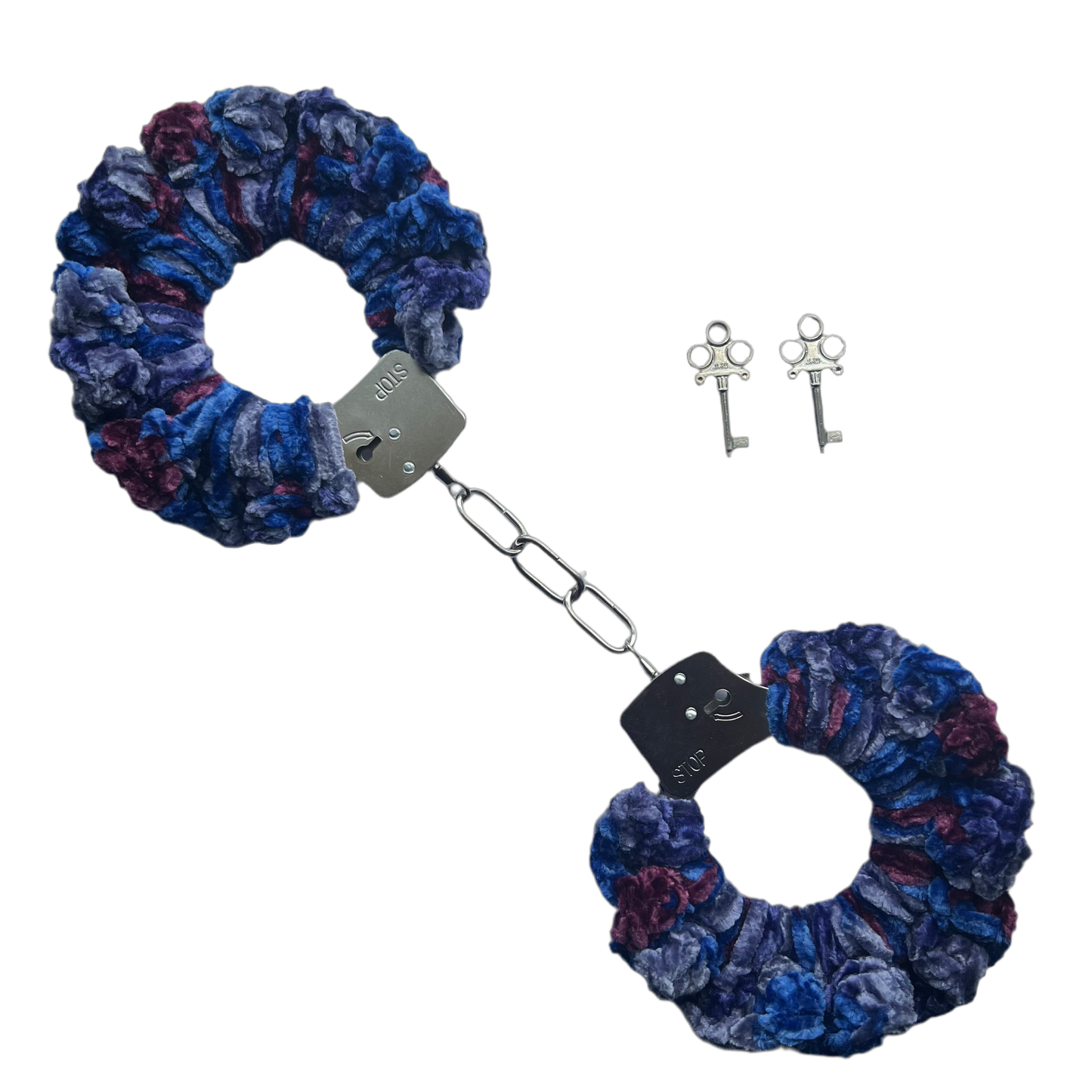 Soft Velvet Crochet Handcuffs