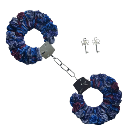 Soft Velvet Crochet Handcuffs