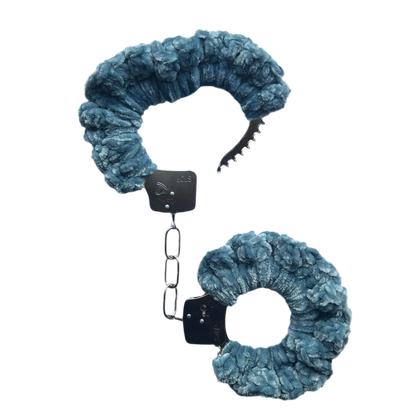 Soft Velvet Crochet Handcuffs