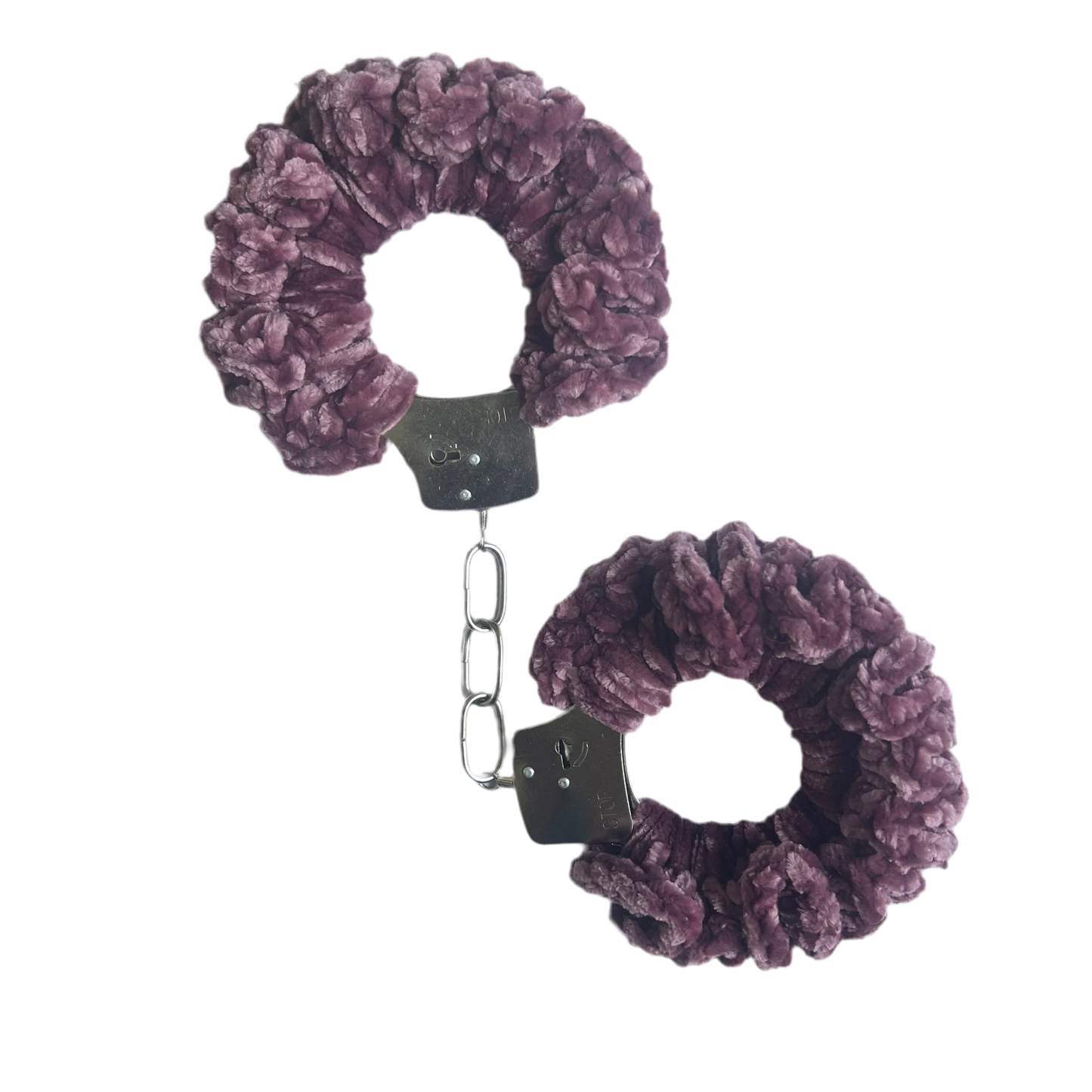 Soft Velvet Crochet Handcuffs