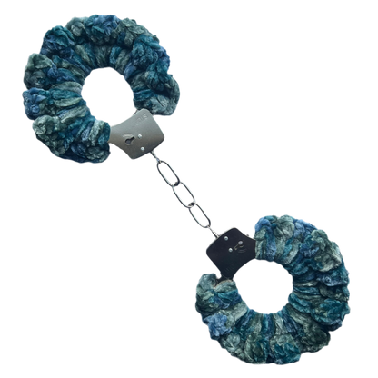 Soft Velvet Crochet Handcuffs