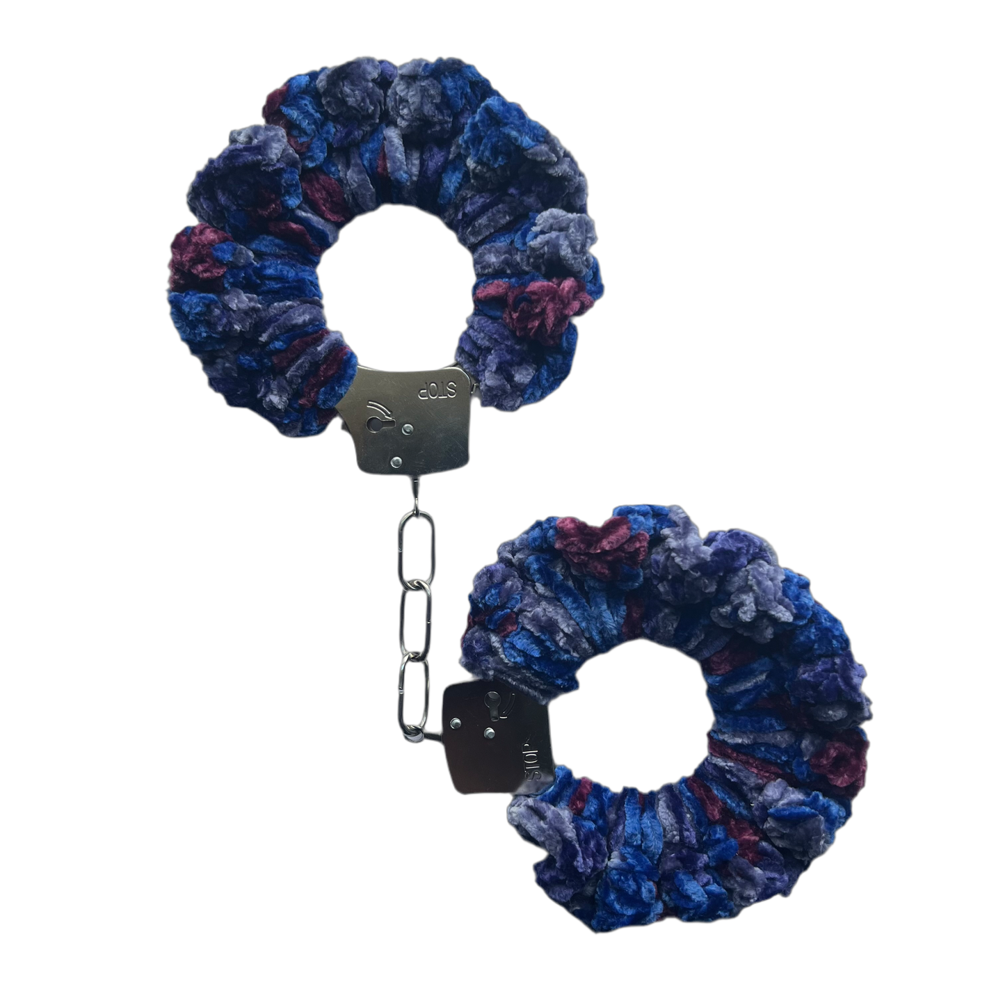 Soft Velvet Crochet Handcuffs