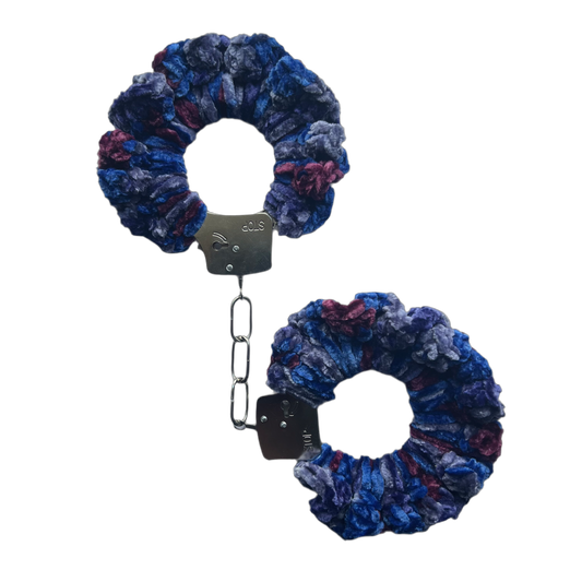 Soft Velvet Crochet Handcuffs