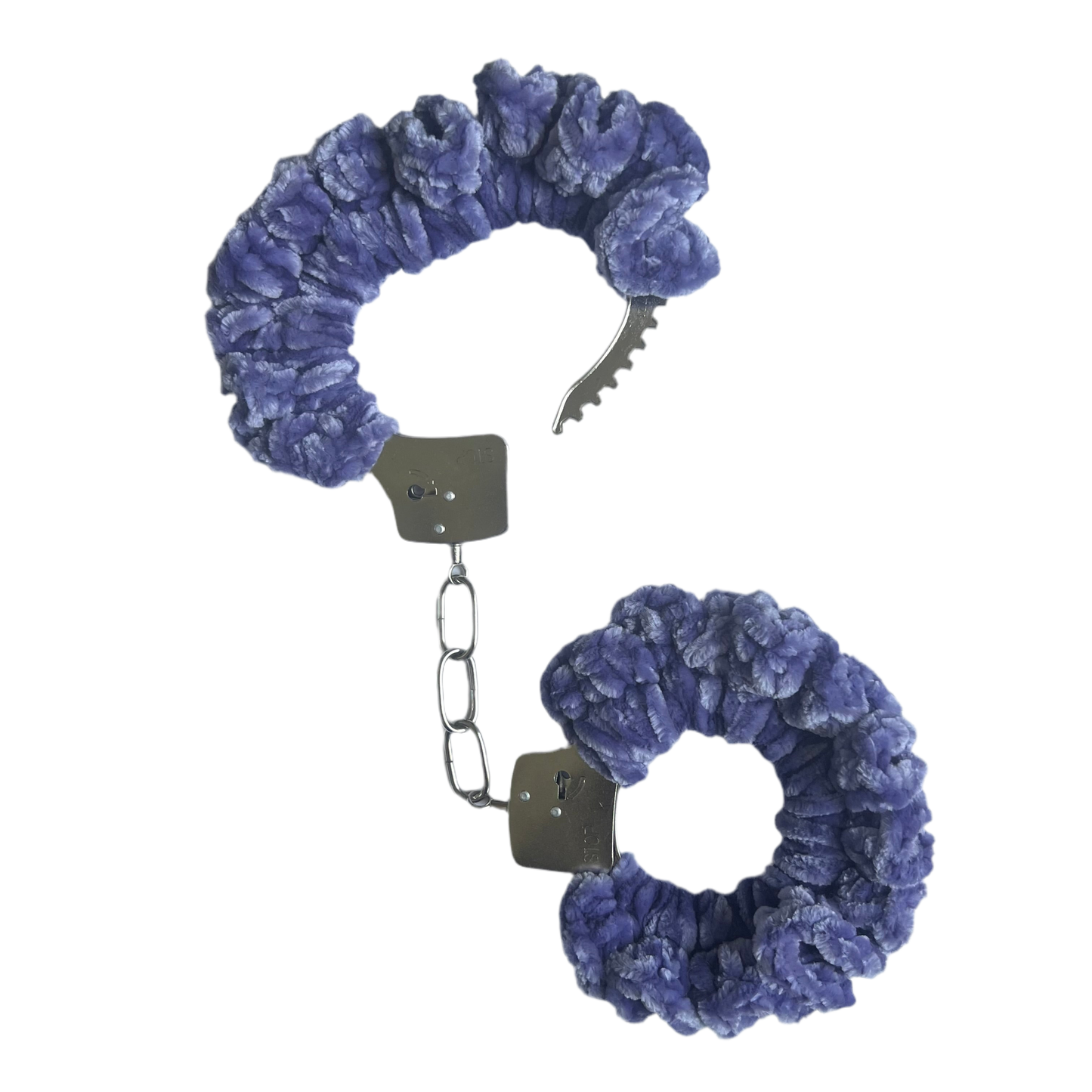 Soft Velvet Crochet Handcuffs