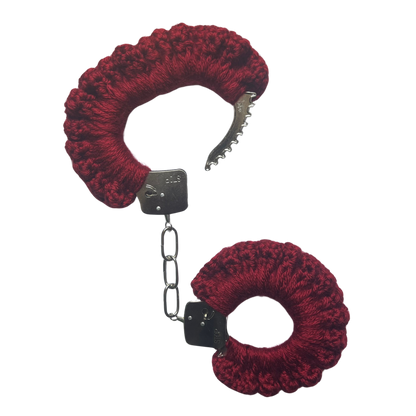 Silky Crochet Handcuffs