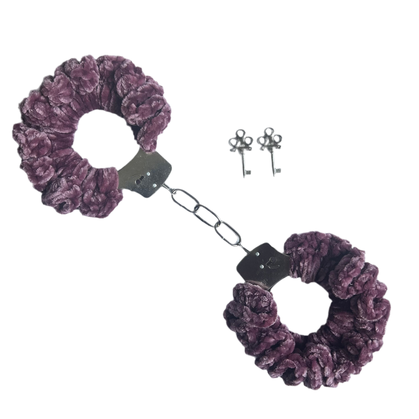 Soft Velvet Crochet Handcuffs