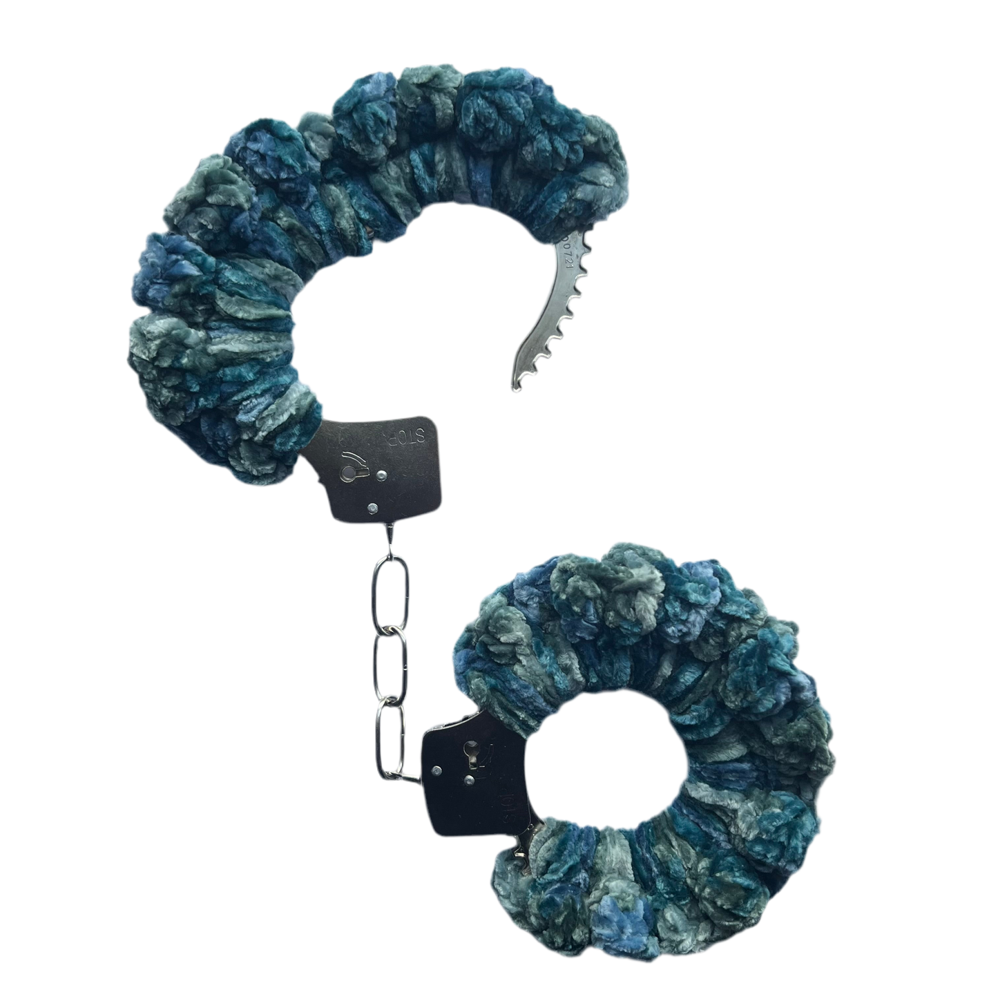 Soft Velvet Crochet Handcuffs