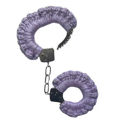 Silky Crochet Handcuffs