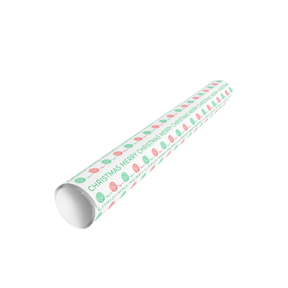 "Winter White 4.0" Gift Wrapping Paper Rolls, 1pc