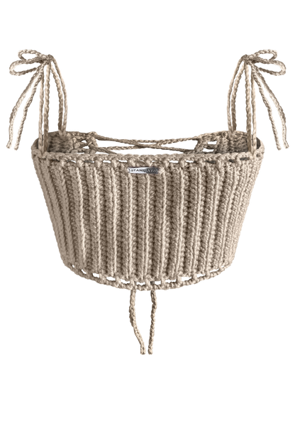 TANIJAY CROCHET Demeter Crochet Tube Top with Optional Straps