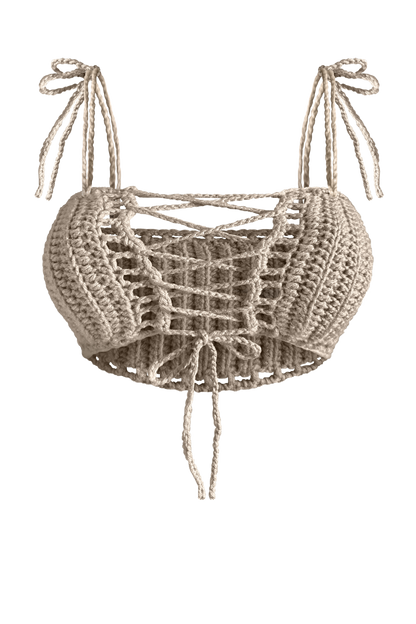 TANIJAY CROCHET Demeter Crochet Tube Top